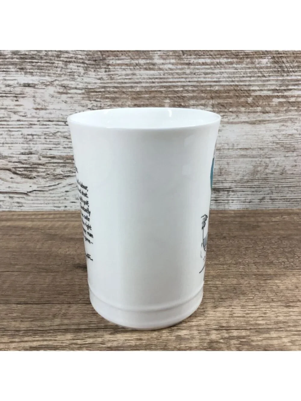 George Houghton Golf Cartoon Mug The Moaner Royal Windsor Bone China Cup